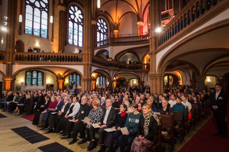 In der Gethsemanekirche wurde am 9. Oktober 2019 den Protesten der Friedlichen Revolution vor 30 Jahren gedacht.