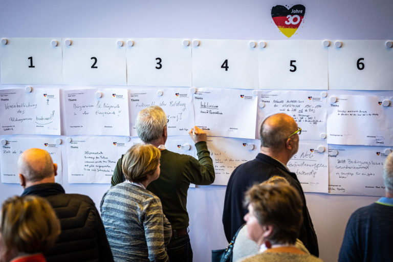 DEU Germany Deutschland Flensburg Veranstaltungsreihe des BMI ‚ Deutschland im Gespräch‘.